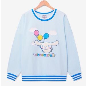 Sanrio Cinnamoroll Balloon Crewneck Women Sweater Small